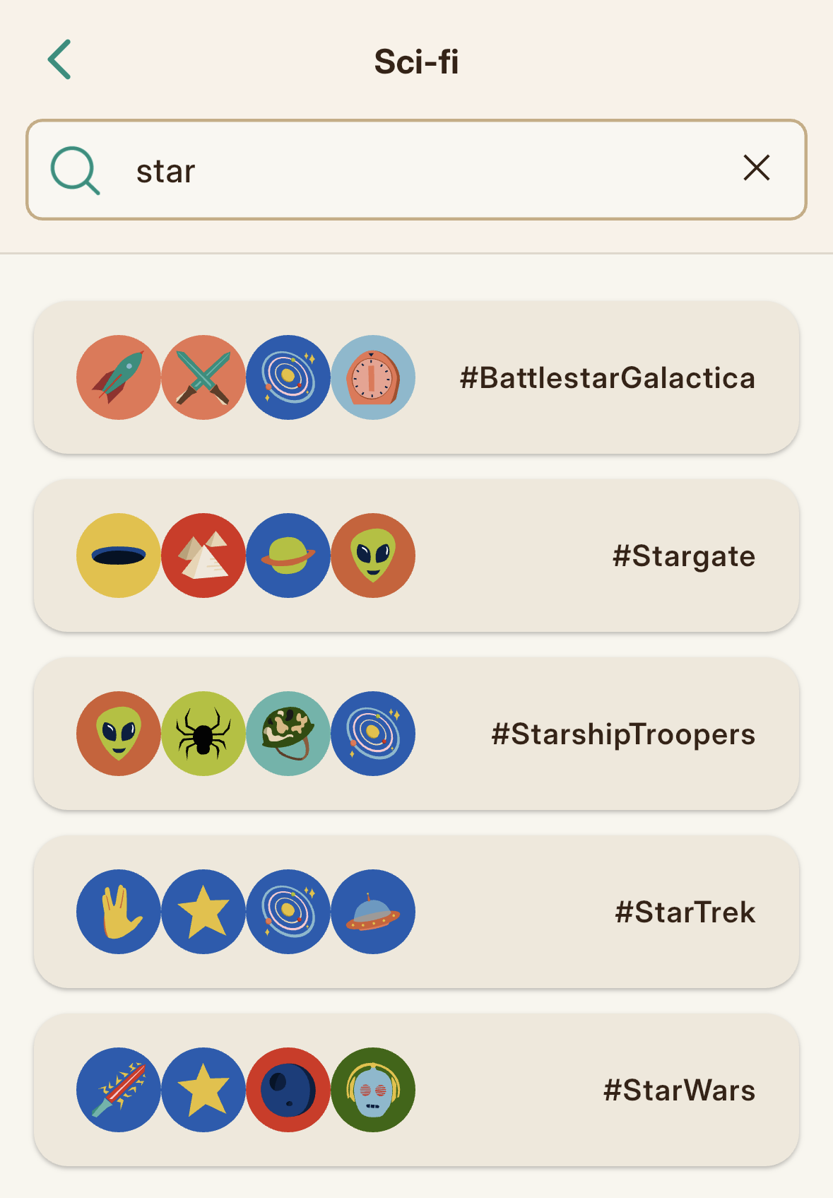 The Explore tab, with Worlds grouped by genre and the Search Worlds field.