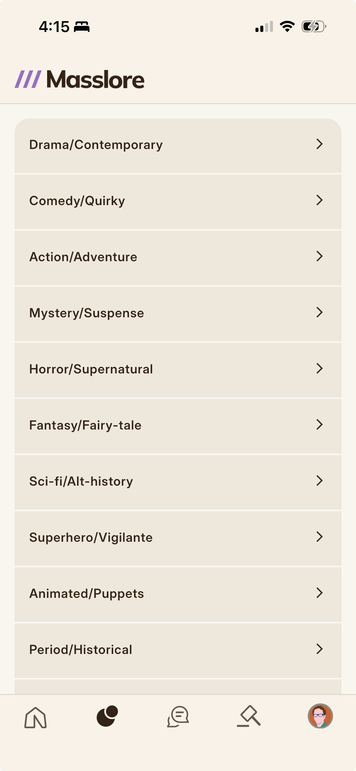 A Masslore World page, the structured knowledge behind a fandom.